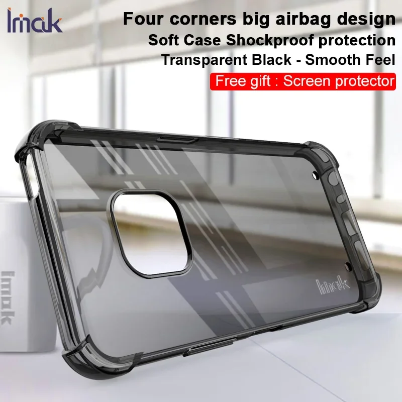 For Nokia XR20 Soft TPU Case IMAK Crystal Clear NEW Protective Back Cover for NokiaXR 20 Cases Nokia XR20 Bumper Shockproof