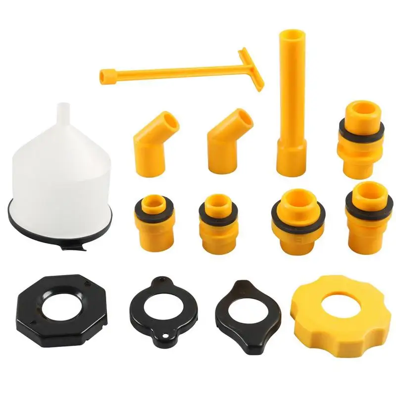 

Coolant Funnel Kit 15 Pieces Cooling Refill Tool Sets Radiator Bleeder Funnel Kit Universal Fitment For Any Vehicle