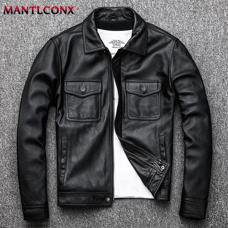 

New Classic Motorcycle Men's Leather Jacket PU Leather Coat Men Windbreak Biker Leather Jacket Men Autumn Winter Outerwear 3XL