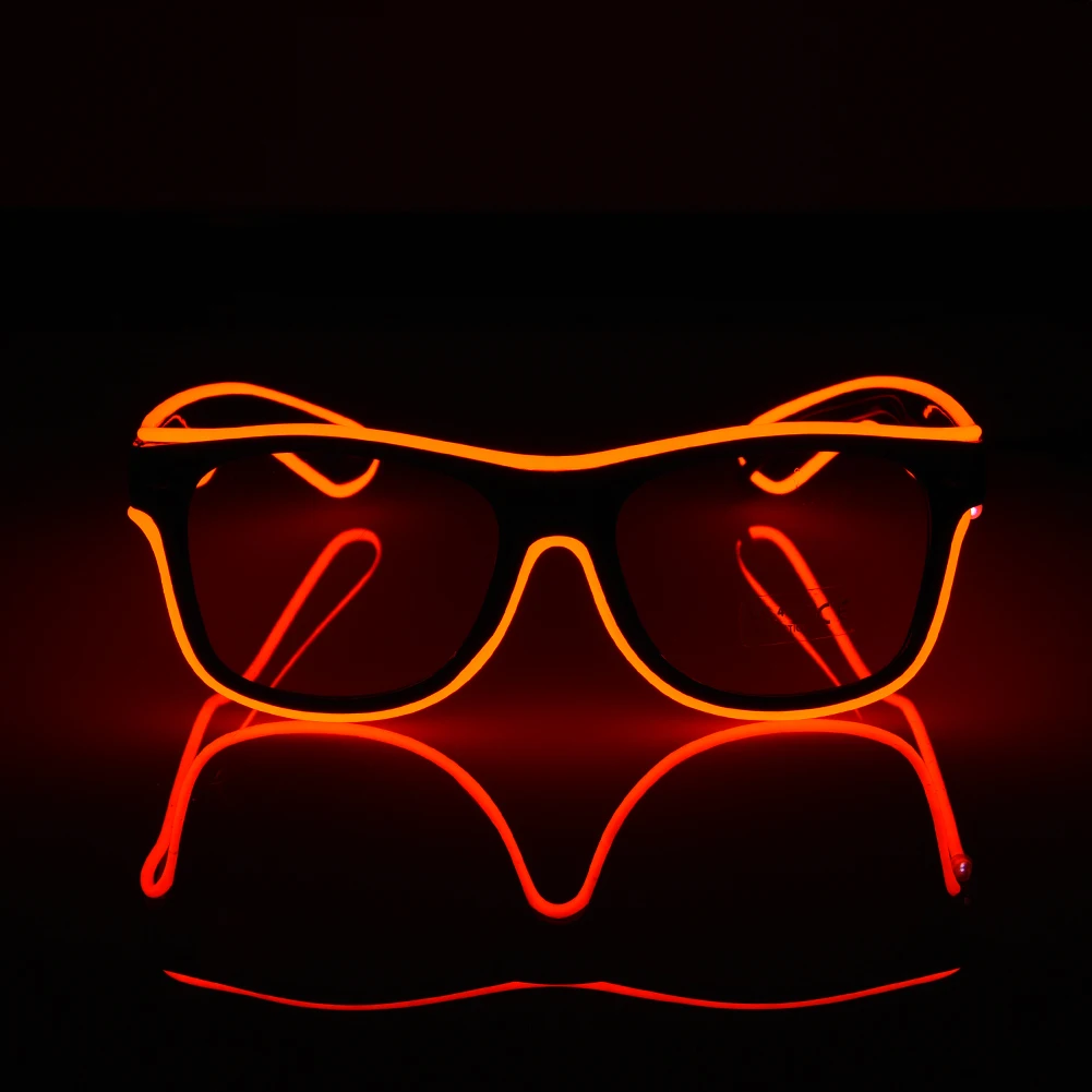 

Standard Luminous LED Glasses EL Wire Fashion Neon LED Cold Light Glasses for Dancing Party Bar Meet