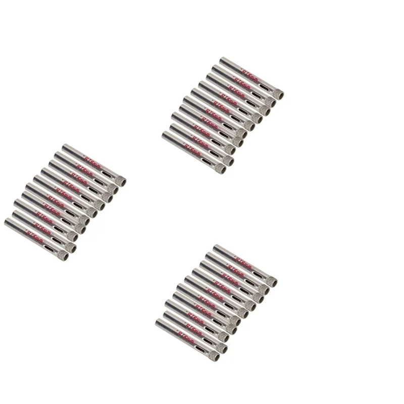 

AA21-6 Mm Diameter Silver Diamond Coated Drills Tiles Glass Hole Saws (Pack Of 30)