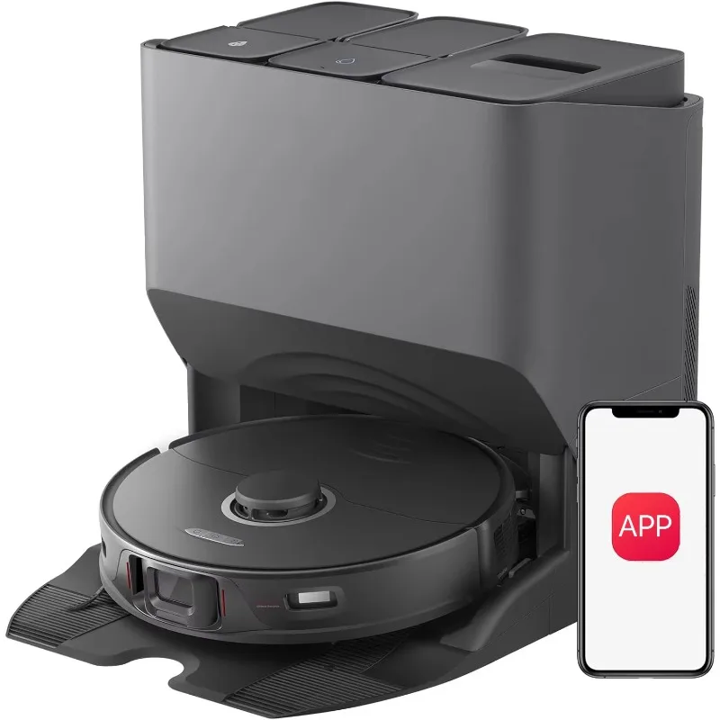Ultra Robot Vacuum Mop Auto Drying Mop Washing Self-Emptying Self-Refilling 6000Pa RockDock Obstacle Avoidance