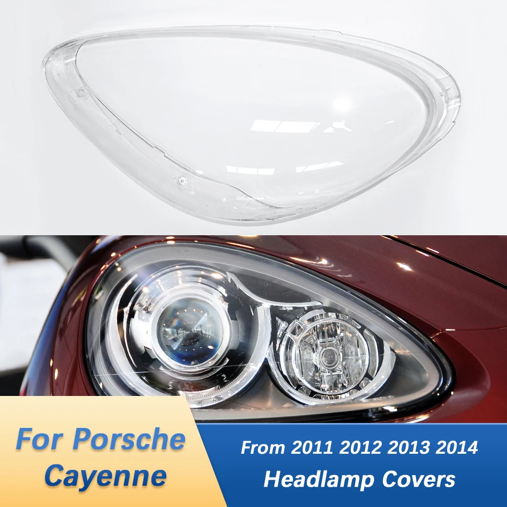 

Для Porsche Cayenne 2011 2012 2013 2014, линза фары, стеклянный корпус, стеклянная крышка передней фары, плексиглас, прозрачные абажуры для ламп