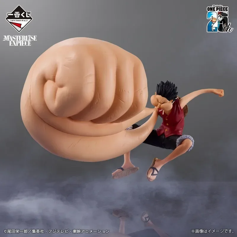 In Stock Bandai One Piece Ichiban Kuji 25th Anniversary Of TV Animation Prize C Luffy Figure Anime Figure Action Model Toys Gift