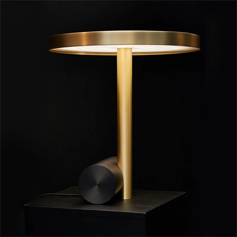 SAMAN Contemporary Nordic Creative Gold Table Lamp LED Desk Lighting for Home Bedroom Decoration