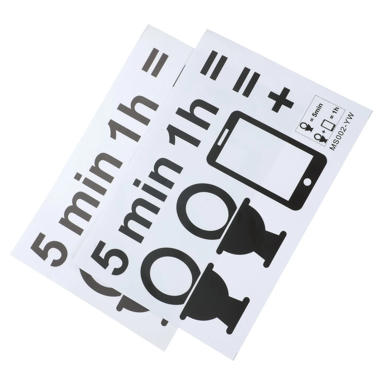 

2 Sheets Toilet Warning Stickers Easy Remove Toilet Seat Cover Decals Bathroom Wall Stickers Removable Adhesive Restroom Sign