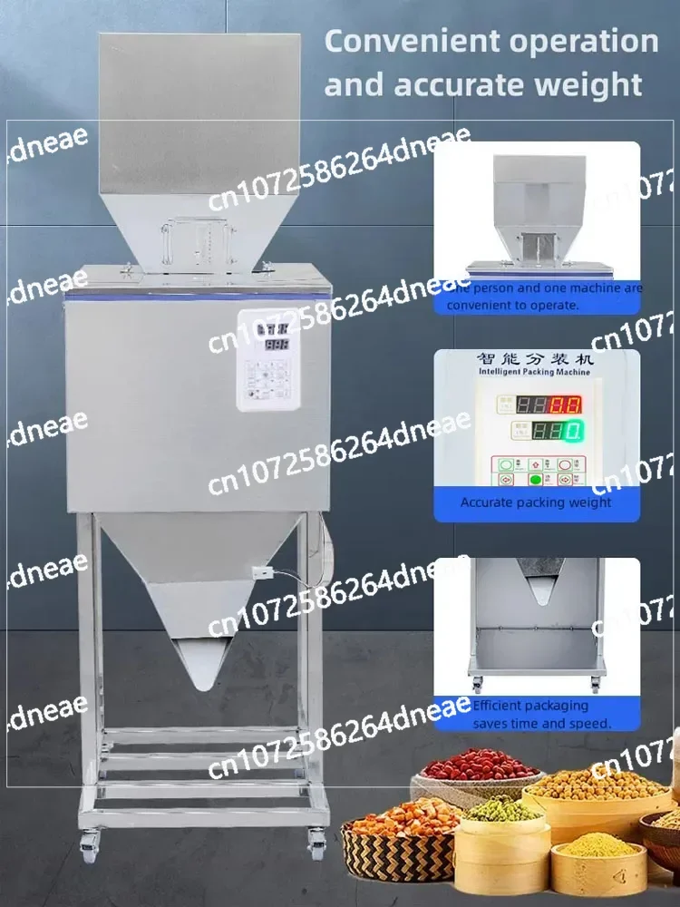 10-1000g Food Automatic Packing Machine Granular Powder Medicinal Weighing Racking Machine High-Quality Desktop Filling Machine