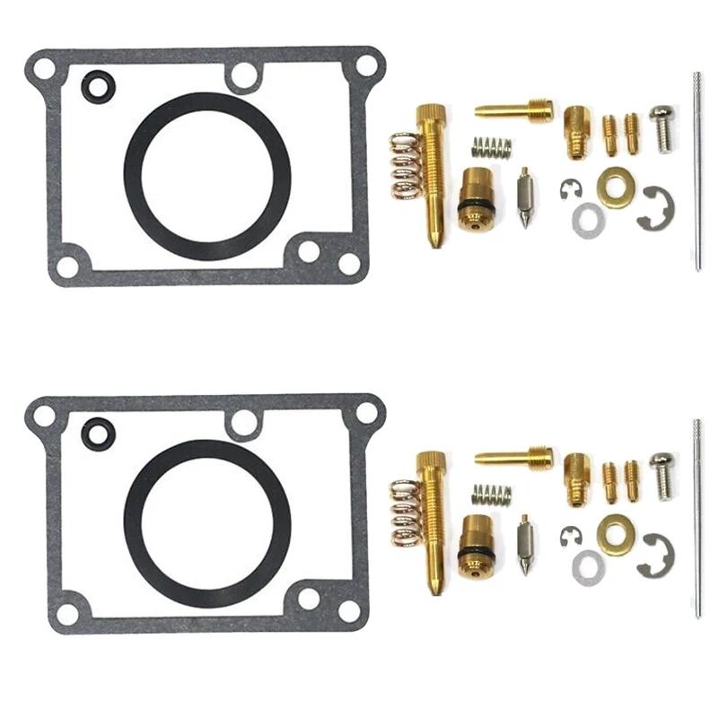 2 conjuntos de kits de reparo do carburador da motocicleta para yamaha rd350lc carb kit reparo revisão carburador 4lo rd350 U3-03 peça substituição