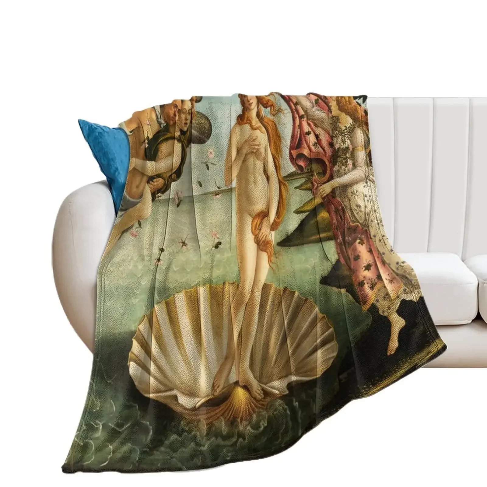 The Birth of Venus by Botticelli Throw Blanket decorative Stuffeds Blankets