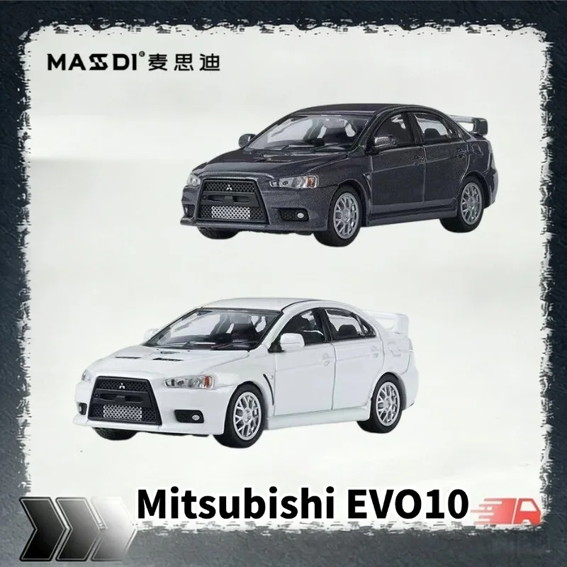 【Pre-sale】 MASDI 1/64 Mitsubishi EVO 10 Diecast Sedan Model, Multiple Colors, Christmas Gift for Collectors