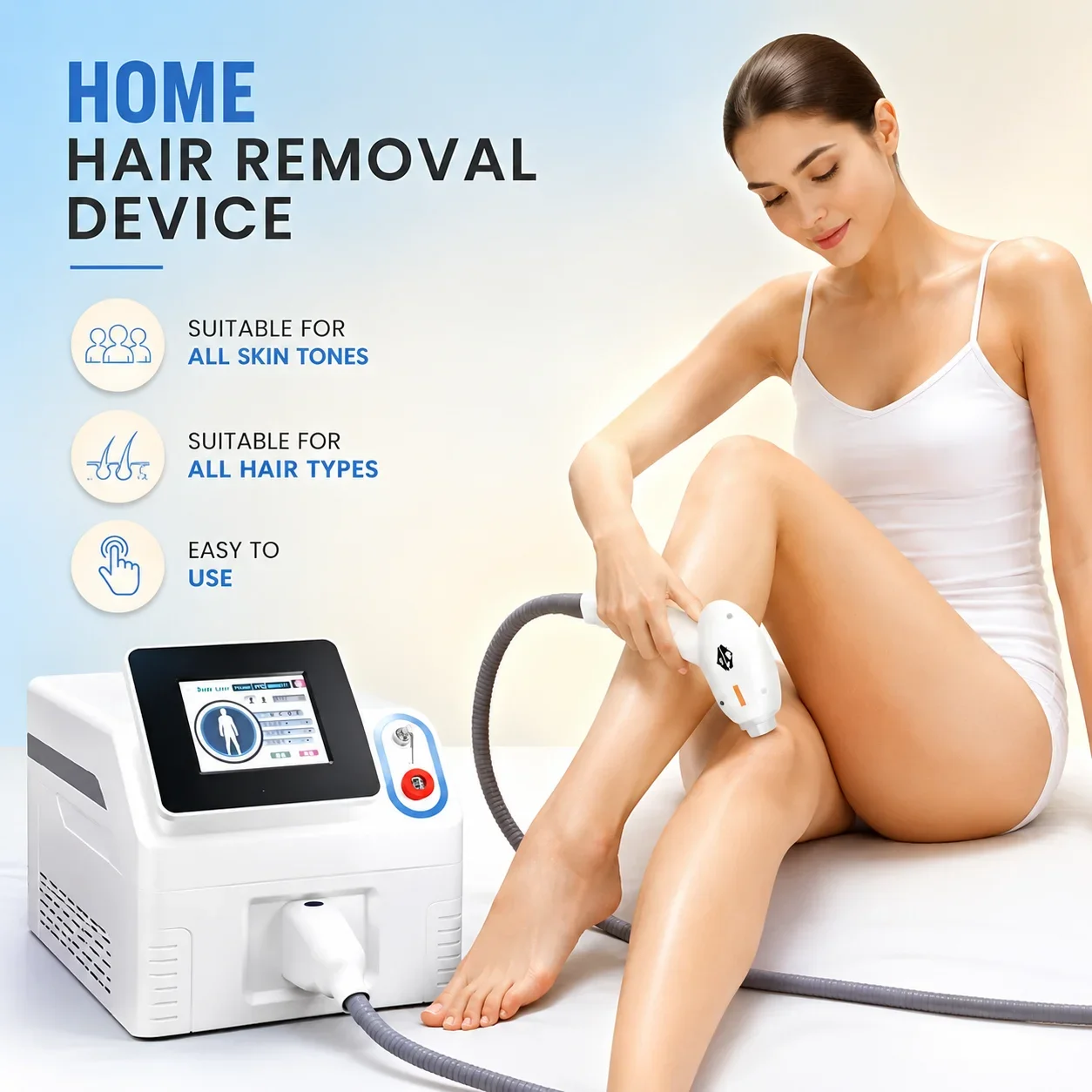 Hair Removal Epilator Shaver, Hair Trimmers for Women Men, Private Body Hair Removal Device Shaver Bikini Arm Leg Face Shaving
