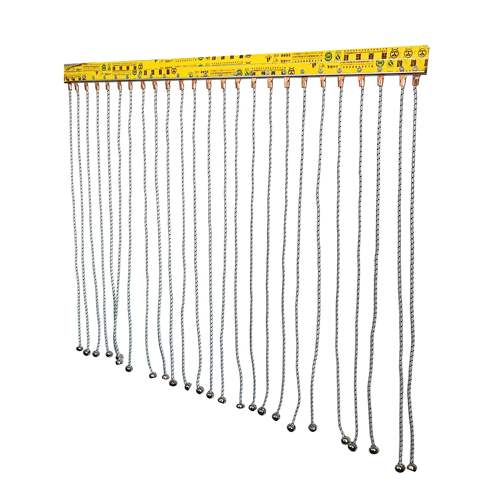 2025 Tenda con perline conduttive Tenda per porta della stanza bianca con corda tessuta in fibra antistatica ESD