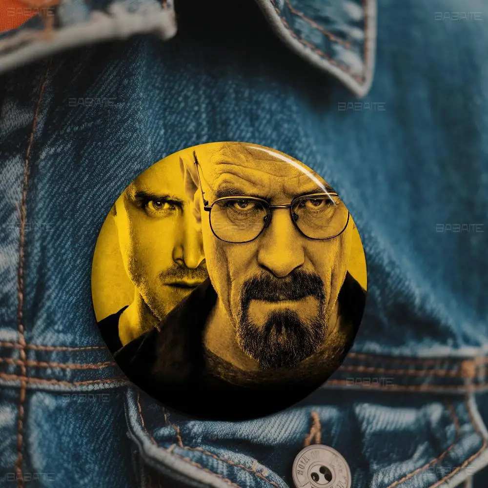 TV Play Breaking Bad Tinplate Soft Button Pin Brooch Metal Badge Custom Jewelry Accessories Hat Bag Lapel view 4