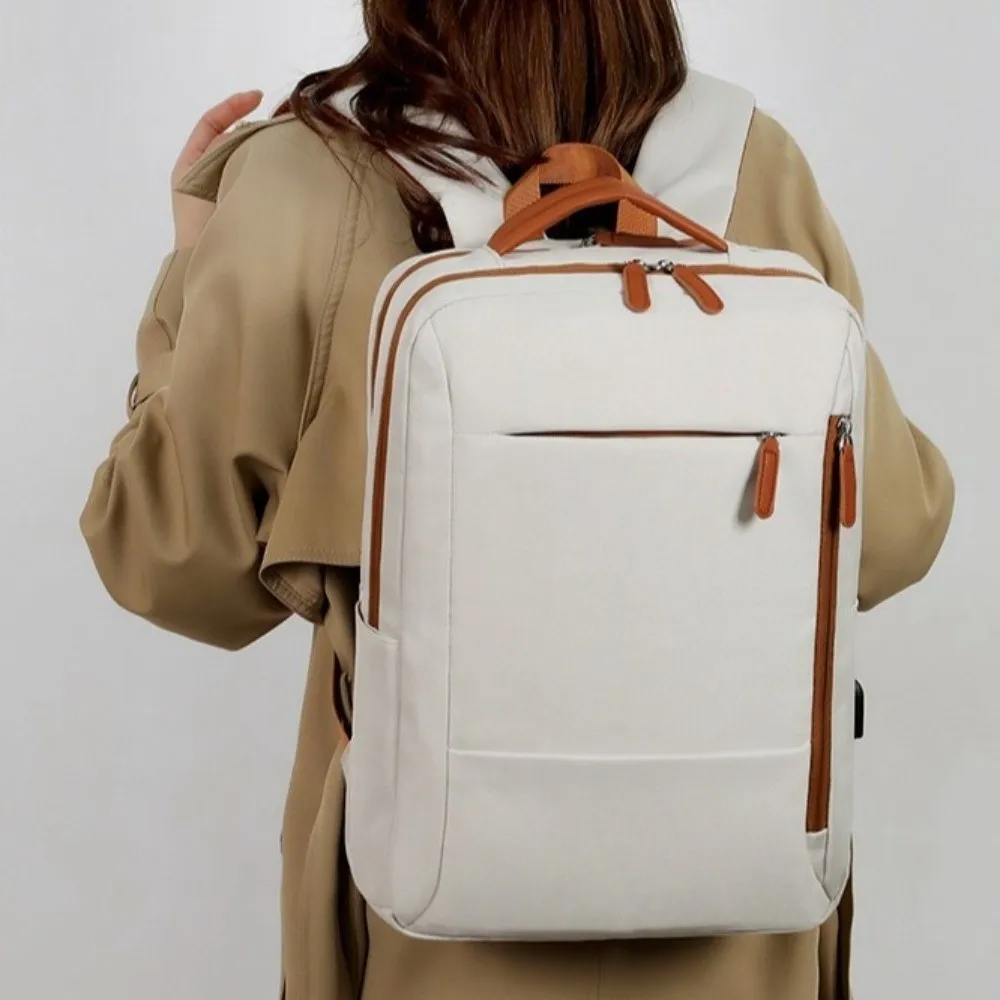 

Легкий оксфордский рюкзак для ноутбука, износостойкий многослойный школьный рюкзак для студентов, вместительный повседневный деловой рюкзак для женщин