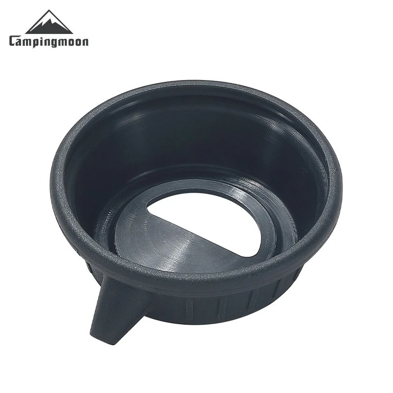CAMPINGMOON S-GF-BK الغذاء الصف سيليكون كوب الثلج غطاء التخييم القهوة وعاء اليد غطاء كوب التيتانيوم غطاء