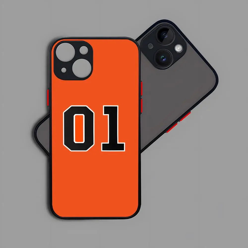 The General Lee Dukes Of Hazzard 01 Phone Case Matte Transparent Back For iPhone 15 14 13 12 11 Pro Max X XR XSMax 7 8 Plus Cover