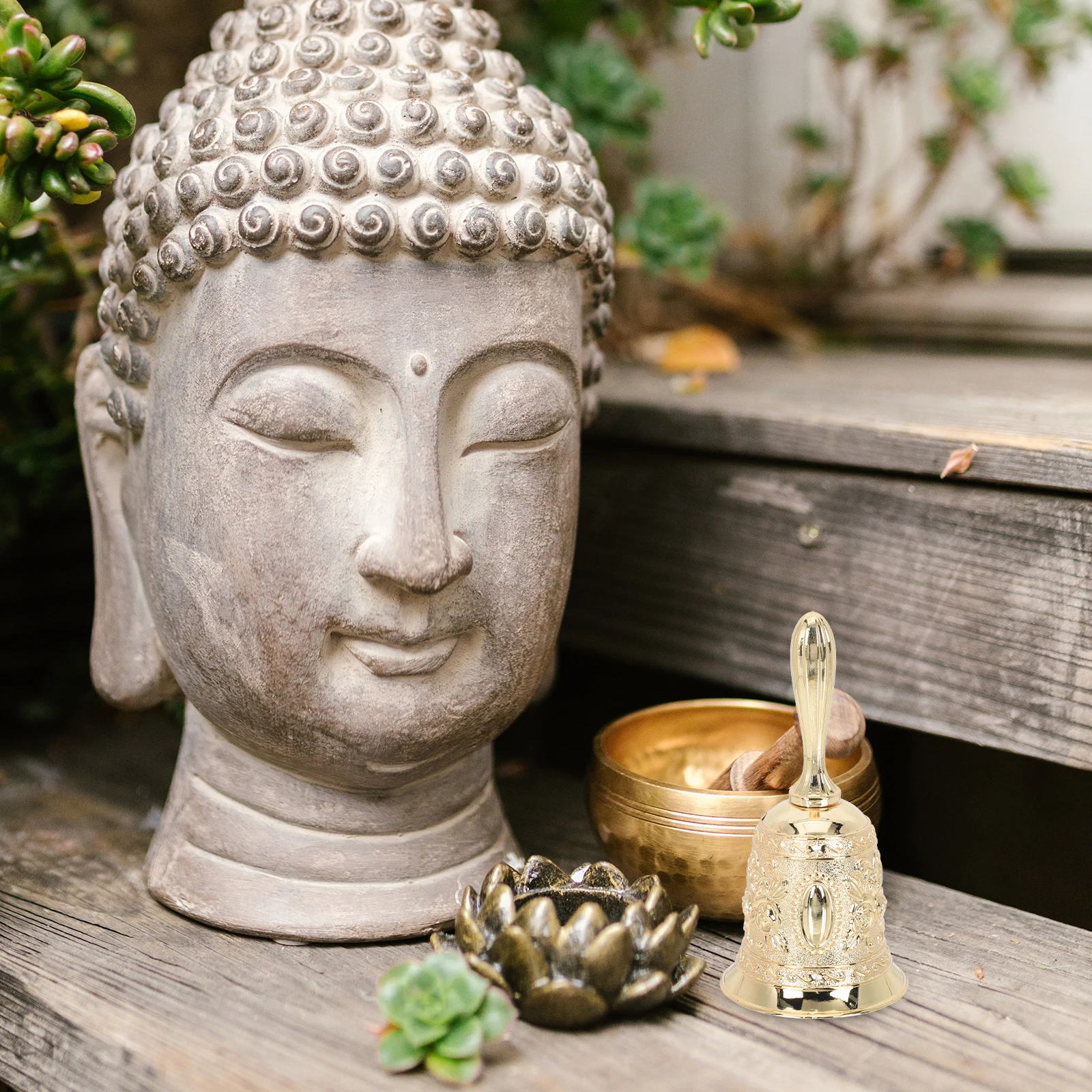 

Small Bell Adornment Premium Zinc Alloy Decorative Bell For Home School Restaurant Xmas Party Festival Decoration Zinc