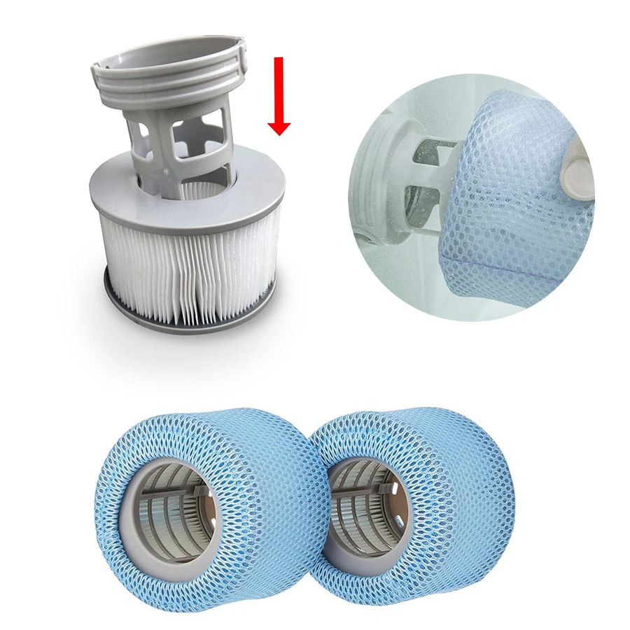 Inflatable Hot Tub Spa Bath Water Filter for Miweba MSpa Whirlpool Replacement Filter/Filter Holder for Inflatable Pools