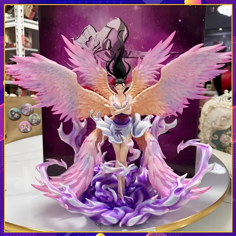 

New 34cm One Piece Six Wings Nico Robin Model Pvc Anime Figure Desktop Decoration Collection Double Head Toys Festival Gifts