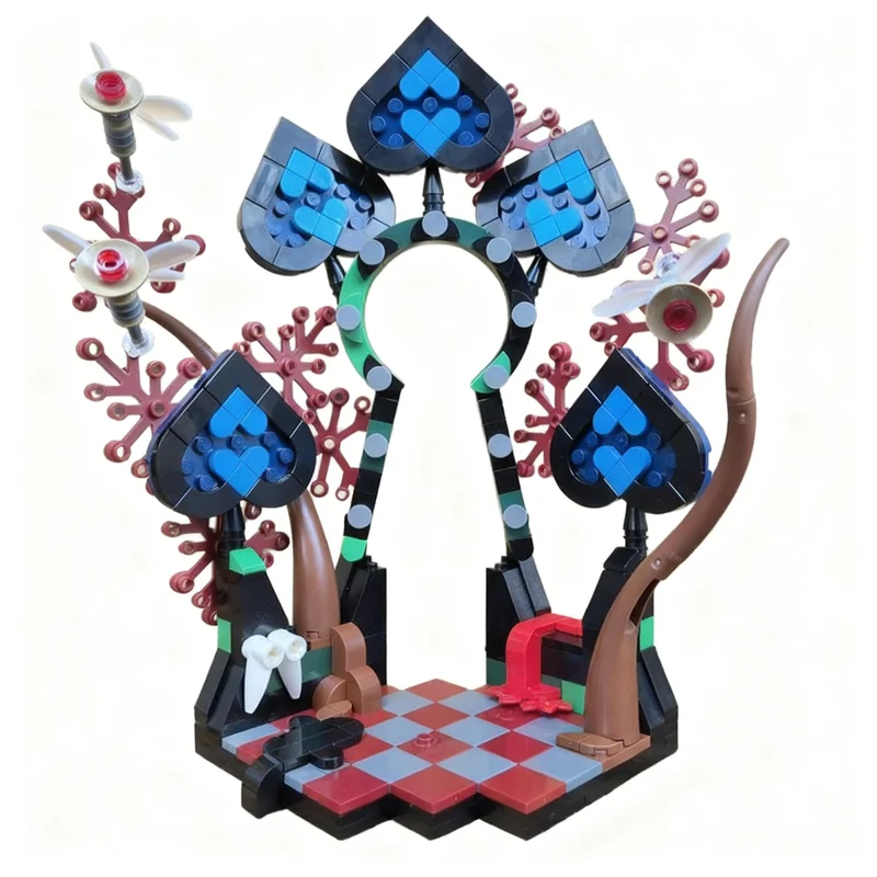 541 pièces MOC Alice Madness Returns Figurines Icônes Modèles Blocs de Construction Architecture Jouets à Assembler DIY Créatif Idée Cadeau de Noël