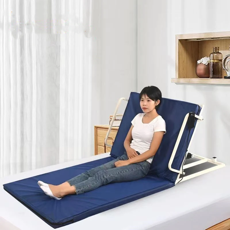 Elderly Electric Assist Nursing Bed Backrest Frame Patient Get Up Booster Automatic Lifting Care Mattress for Paralyzed Pregnant