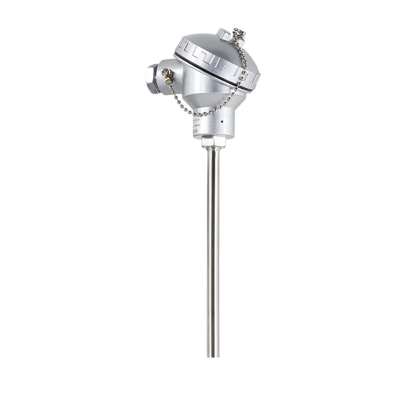 

Thermal resistance pt100 armored thermocouple type plug-in temperature sensor industrial temperature probe