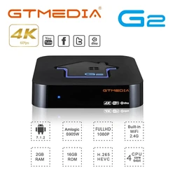 GTMEDIA G2 artı akıllı TV kutusu Android11 Amlogic 905W2 4K UHD 2GB 16G Media Player Media Player GTplayer sistemi GT UI