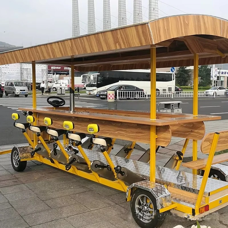Pedal Beer Cart Modern Travel Party Bike Pedal Bar Bike