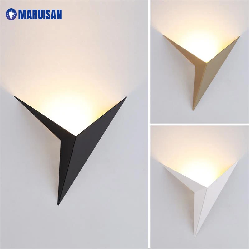 

LED Wall Lamp Bedroom Decor Hanging Modern Simple Nordic Style 3W House Decoration Living Room Decoration Single Light AC85-265V