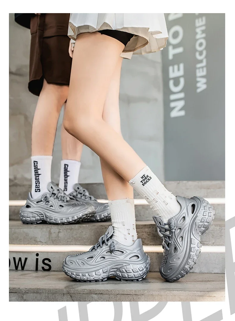 2025 neue Sommer Mode Liebhaber Sandalen EVA Baotou männer Sandalen Outdoor Dicken Boden Loch Schuhe Luxus Strand Männer garten Schuhe – Detail 15