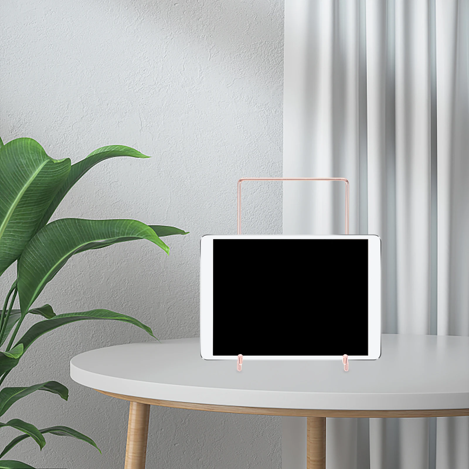 

Bracket Plate Holder Cookbook for Kitchen Counter Display Stand Picture Frame Stand Stainless Steel Practical Home