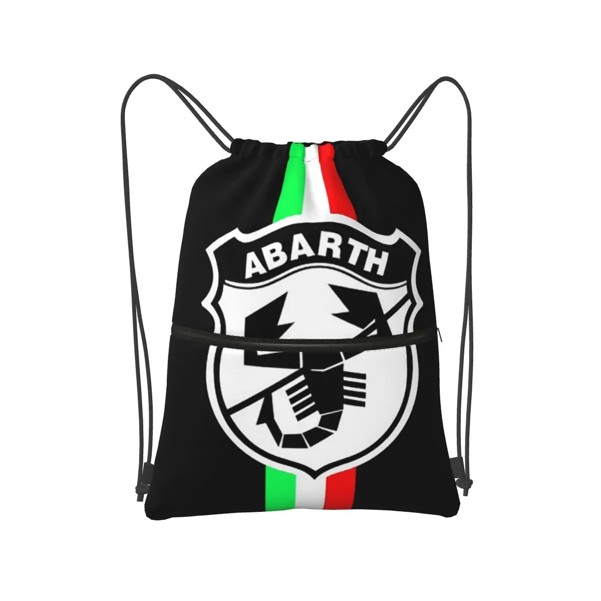 

Abarth C Cool Backpacks Portable Drawstring Bags Sports Bag Book Bags for Man Woman School