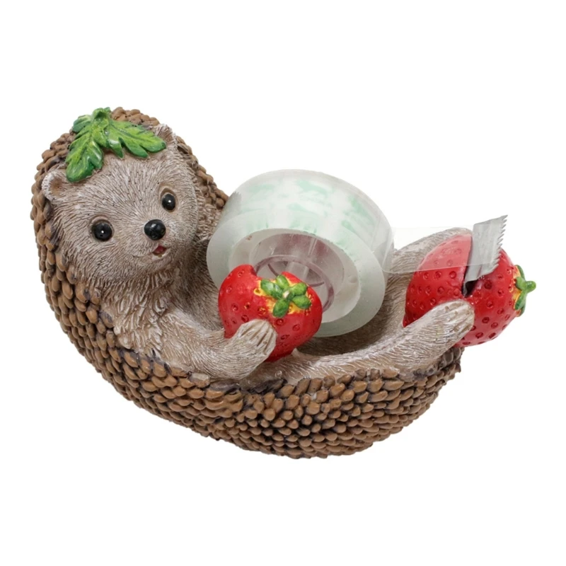 Hedgehog Tape Dispenser Cartoon Animal Tape Cutter Packaging Tape Cutter Desk Accessories Tape Cutting Tool Dropship