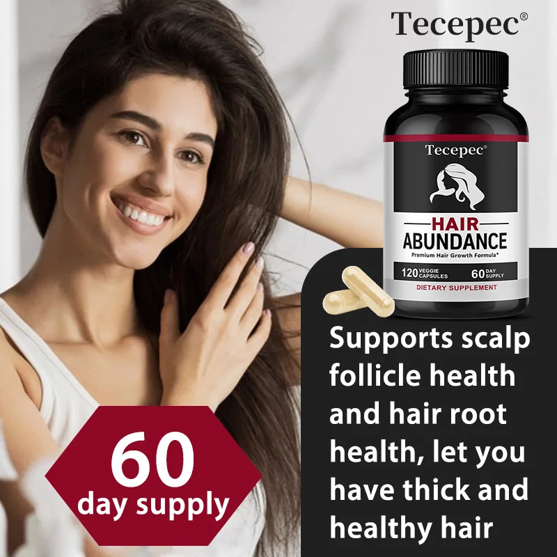 

Biotin 10000mcg + Collagen Capsules with Hyaluronic Acid - Promotes Hair Growth, Skin & Nail Care, Joint & Immune Support