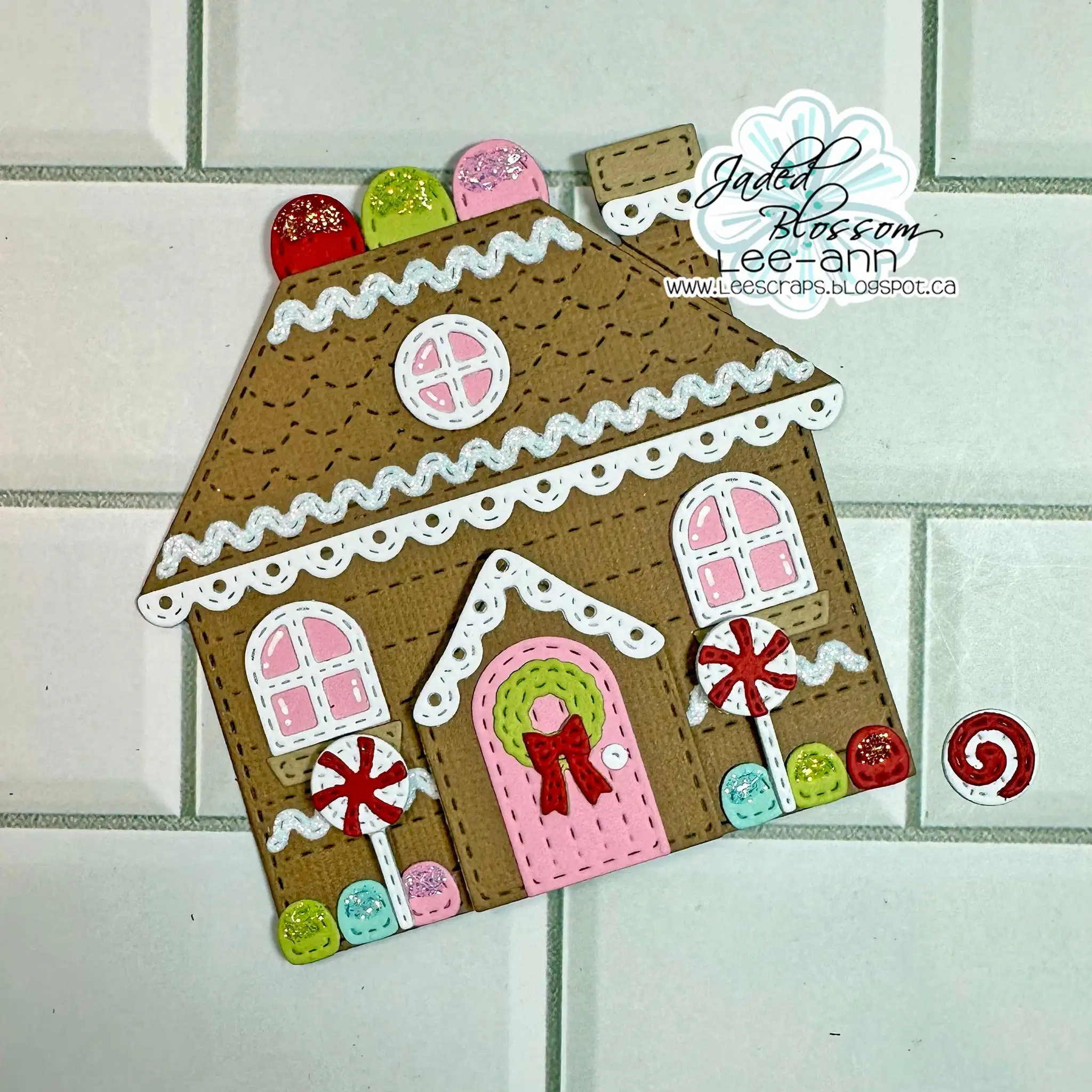 Christmas Gingerbread House Metal Cutting Dies Stamps Stencil for 2024 Scrapbook Decoration Embossing DIY Paper Card Handmade