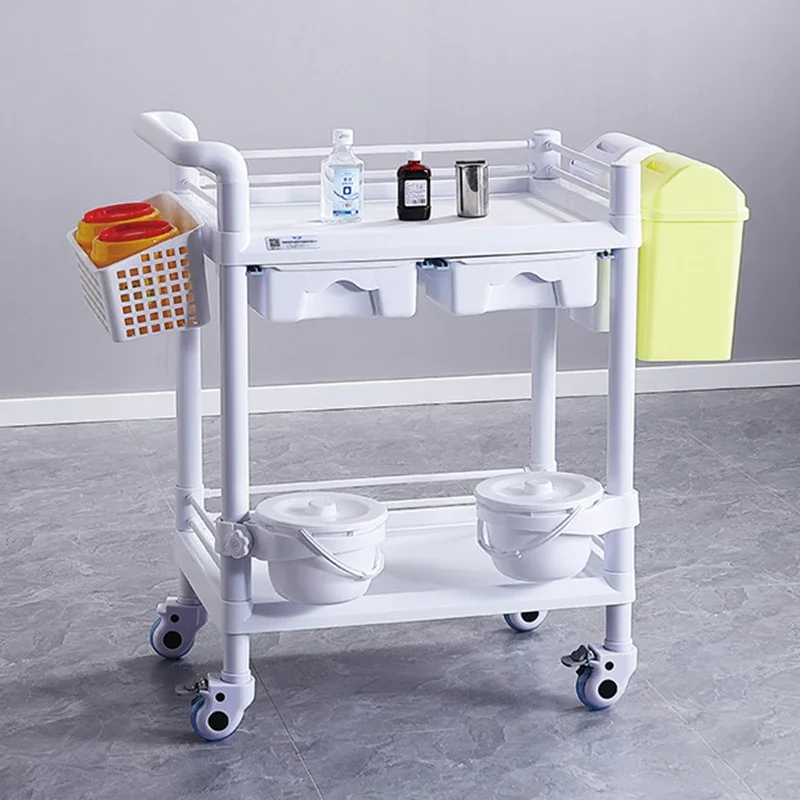 

Rolling Manicure Medical Salon Trolley Cosmetic Tattoo Salon Trolley Storage Lash Tea Chariot Coiffure Beauty Furniture KMST