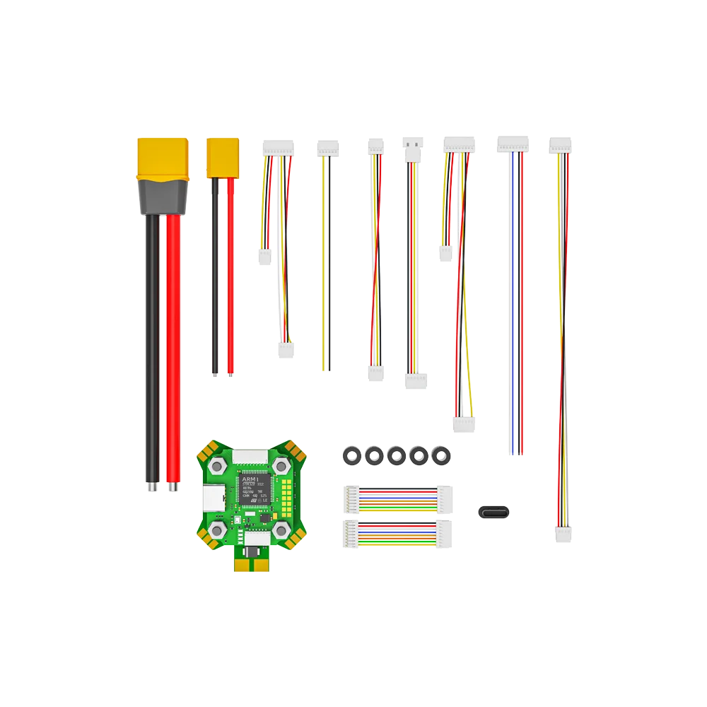 iFlight BLITZ Mini F7 Stack with BLITZ Mini F7 V1.2  ICM42688 Flight Controller / BLITZ Mini E55 4-IN-1 2-6S ESC for FPV parts