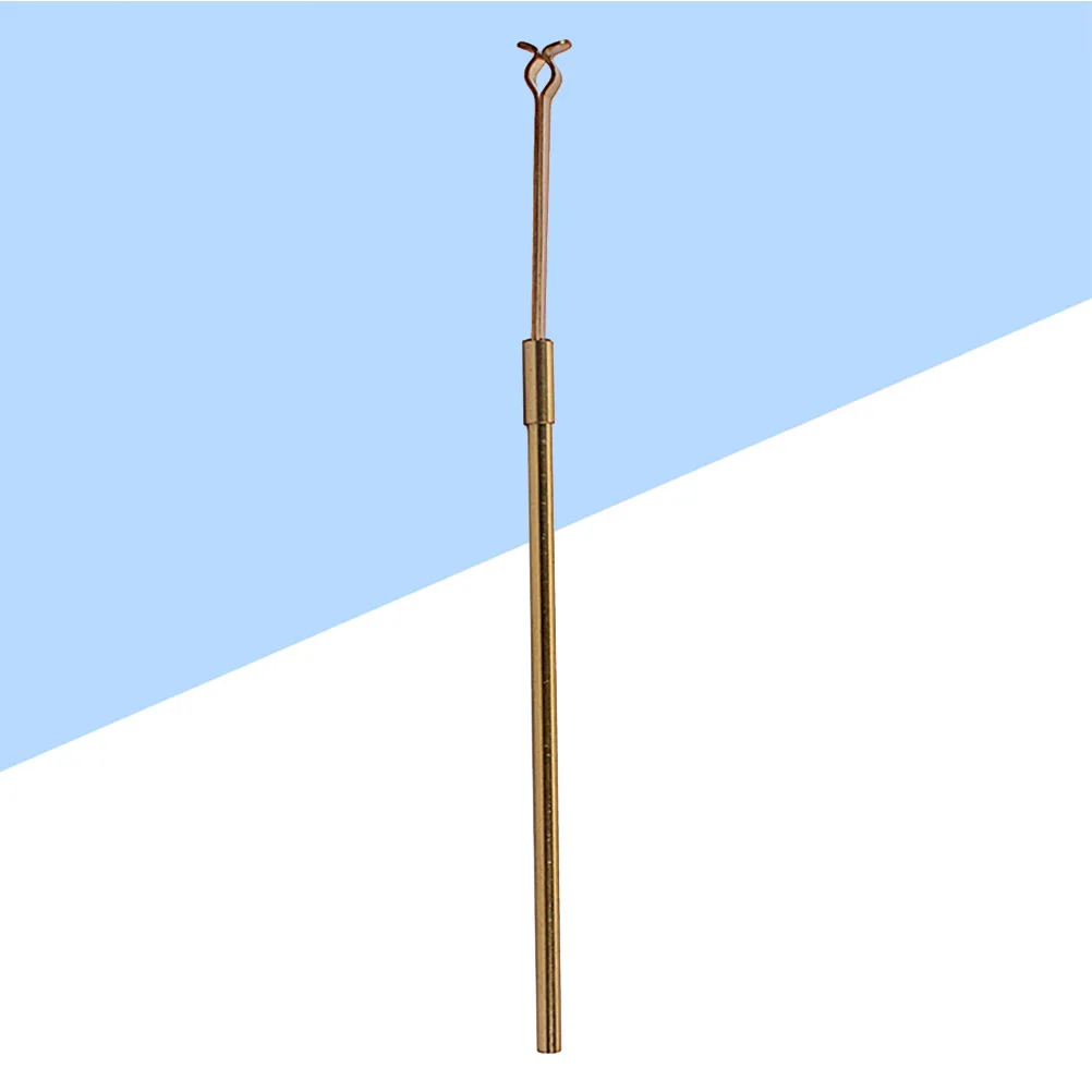 

Brass Violin Sound Post Retriever Tool for Measuring Height and Installing Soundpost Professional Luthier Accessory Clip Golden