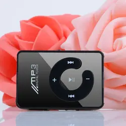 Hot Portable Mini Mirror Clip MP3 Player Music Media Support Micro SD TF Card Fashion Hifi MP3 for Outdoor Sports Dropshipping