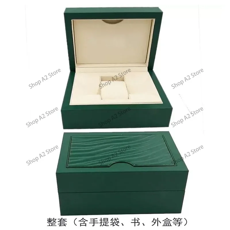Watch Box With Wave Pattern Design, Green Gift Packaging Set For Men And Women, Jewelry Storage OrganizerGoods view 5