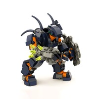 436pcs Halo Infinite: Hunter Monster Model Moc Building Blocks Creativity Assembly Bricks Toys Kids DIY Birthday Christmas Gifts