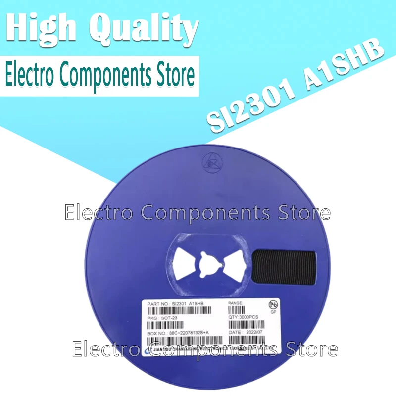 3000PCS/Tape & Reel SI2301 2.3A 2.8A SOT23 Field Effect Transistors 20V SOT23-3 3.5A P-Channel Enhancement-Mode MOS FETs SMD