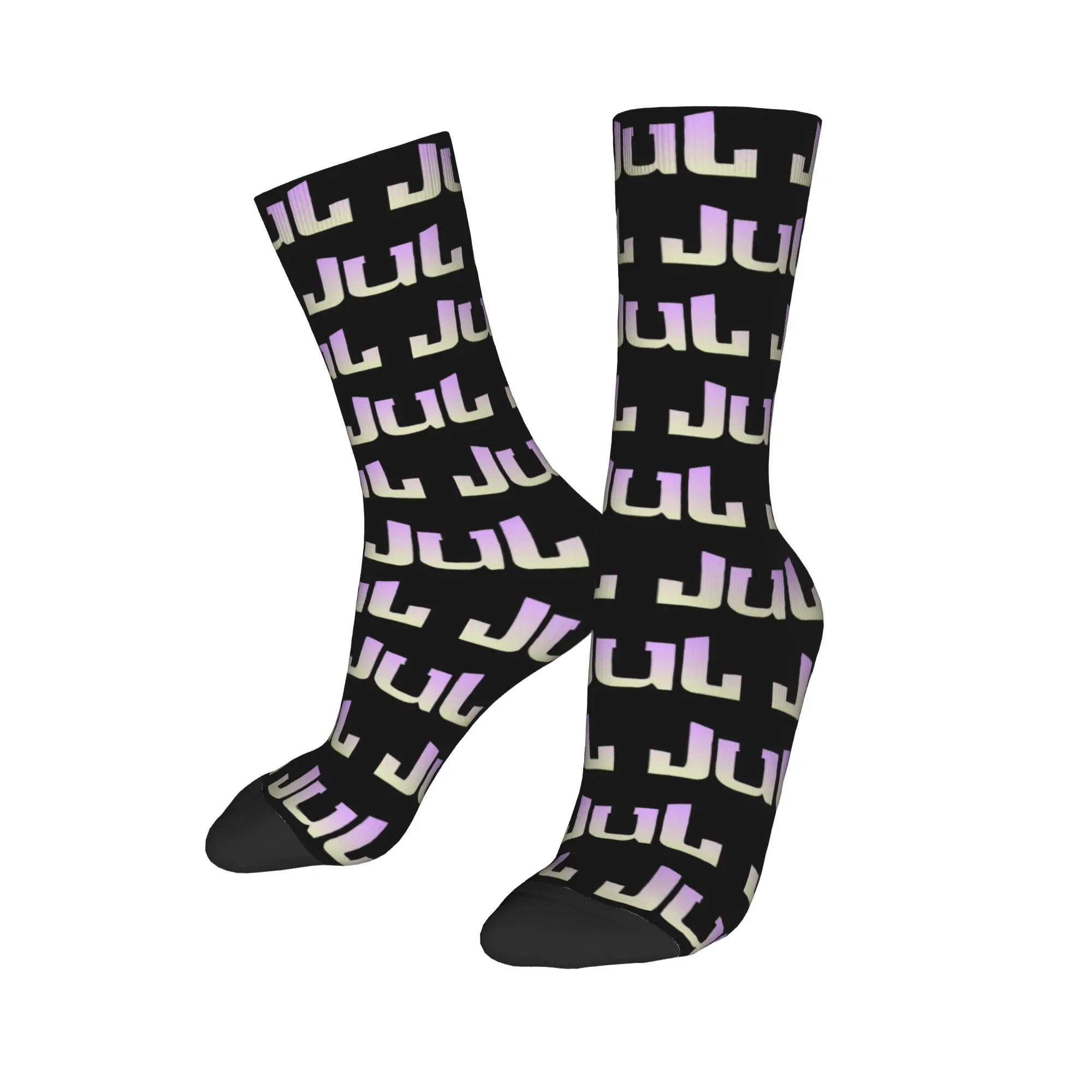 Autumn Winter Harajuku Unisex Jul Rapper Socks  Non-slip Skateboard Socks