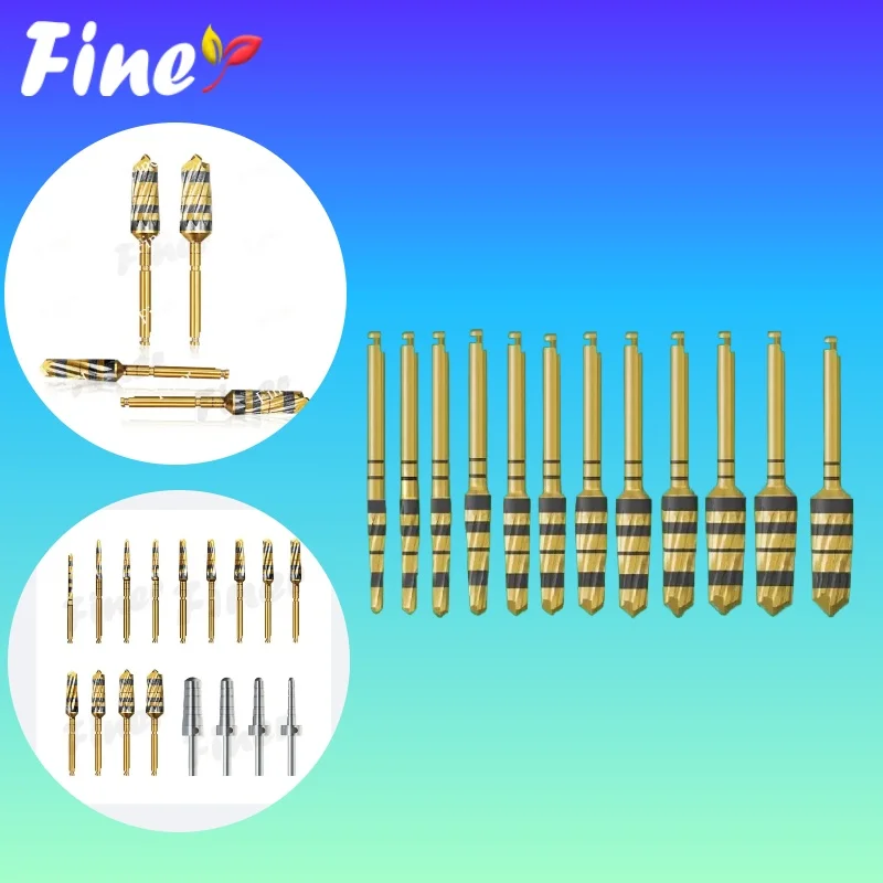 

Finer 1Pc Dental Osseodensification Burs Kit Dental Alveolotomy Implant System Drills Ridge Expansion Bone Cutting Kit Tool