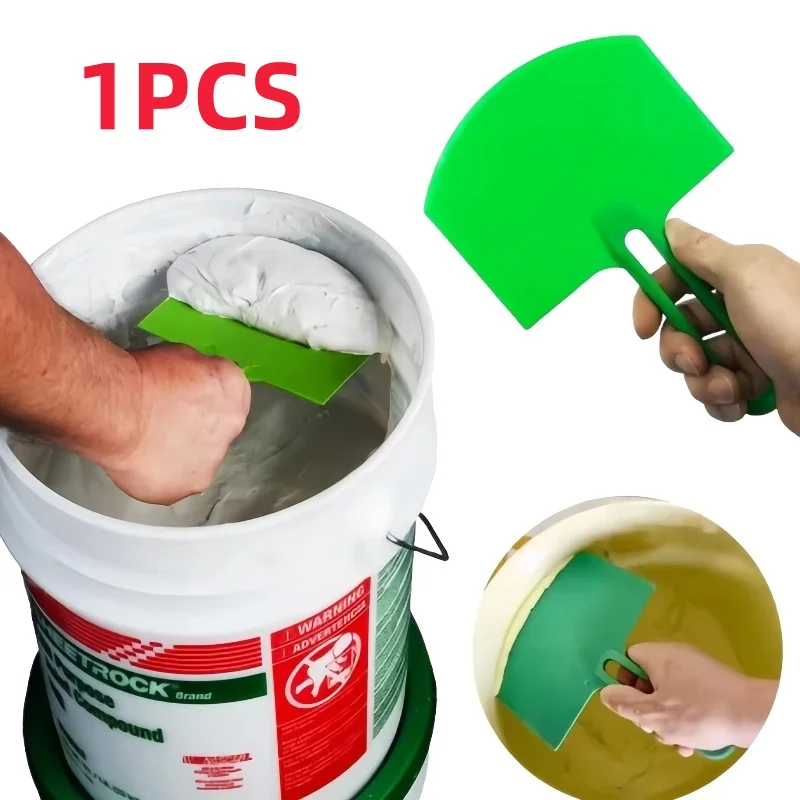 1 قطعة سكينة معجون منحني دلو مغرفة مكشطة Spackle الطلاء ل دريوال التشطيب الجص كشط الشارات التصحيح أداة البناء