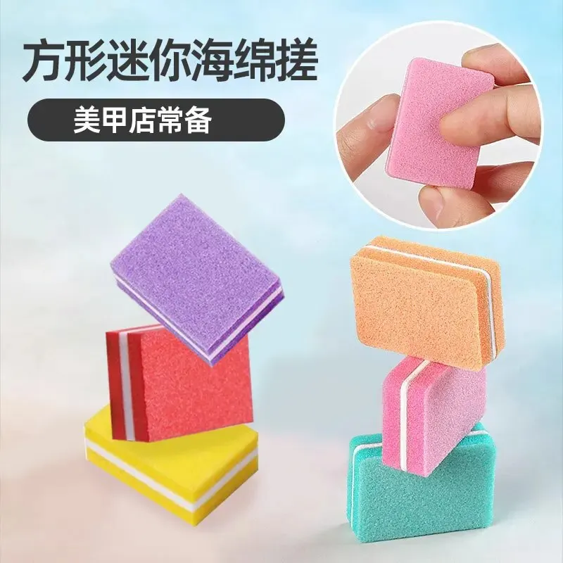 50pcs Double Sided Mini Nail File Block Sanding And Polishing Nail Care Tools Nail Care Filesanding And Polishing Nail File