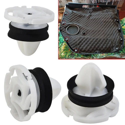 10X para Peugeot 208 308 508 Panel embellecedor de puerta Interior de coche Clips de retención de tarjeta montaje de acolchado 9345ZN piezas de aislamiento acústico