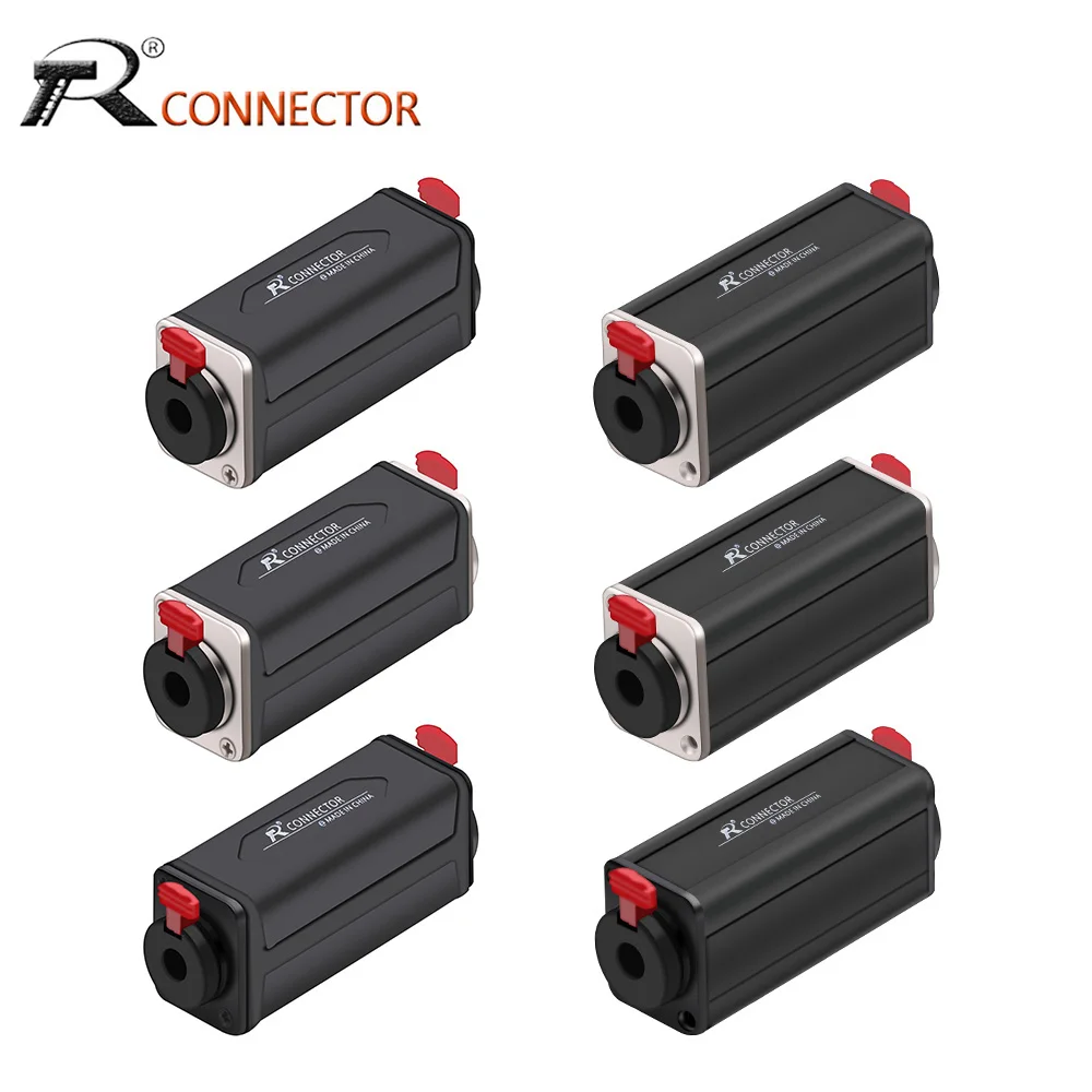 1pc 3Pins XLR/Jack 6.35mm Dual Function Panel Mount Adapter Speaker Extended Straight Adapter