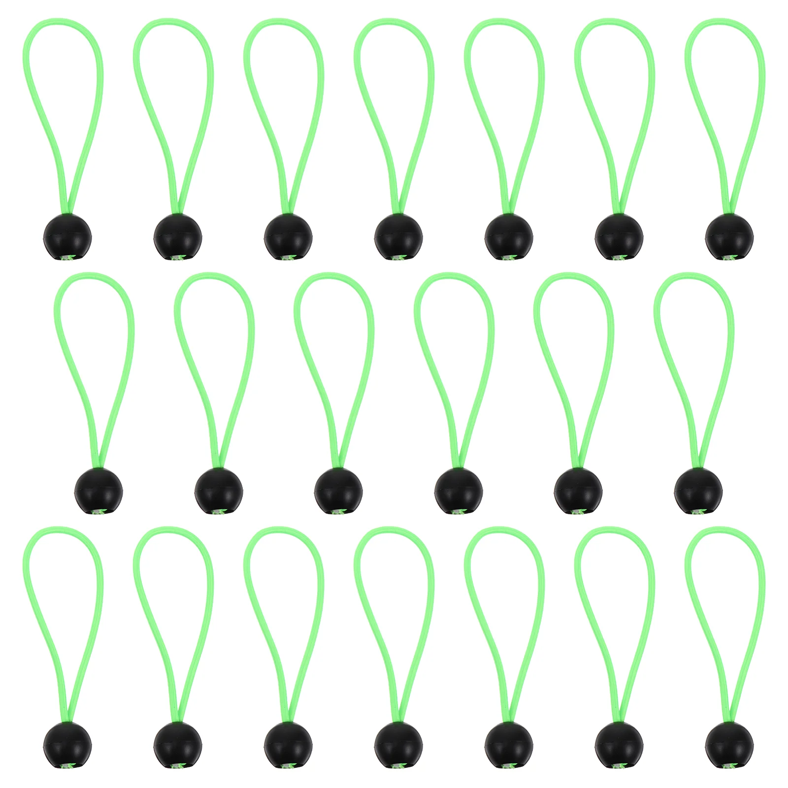 

20 Pcs Adjustable Bungee Straps Elastic Buckle Tarp Tie down Cord Band Playsets Bands