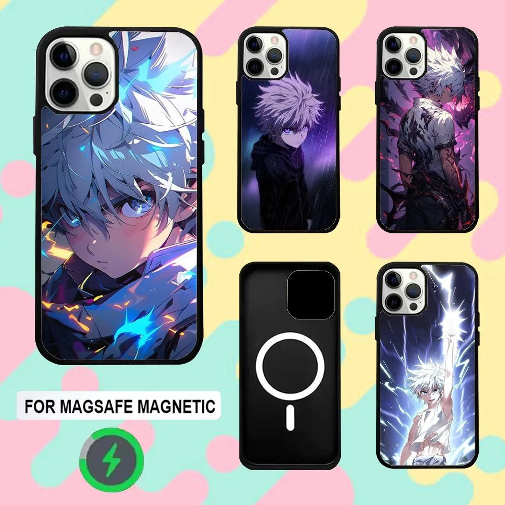 

Hunter x Hunter Killua Phone Case For iPhone 16e,16,15,14,13,12,11,Plus,Pro,Max,Mini Magsafe Magnetic Wireless Charging